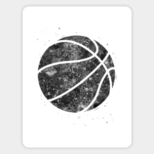 Basketball Ball black and white Magnet